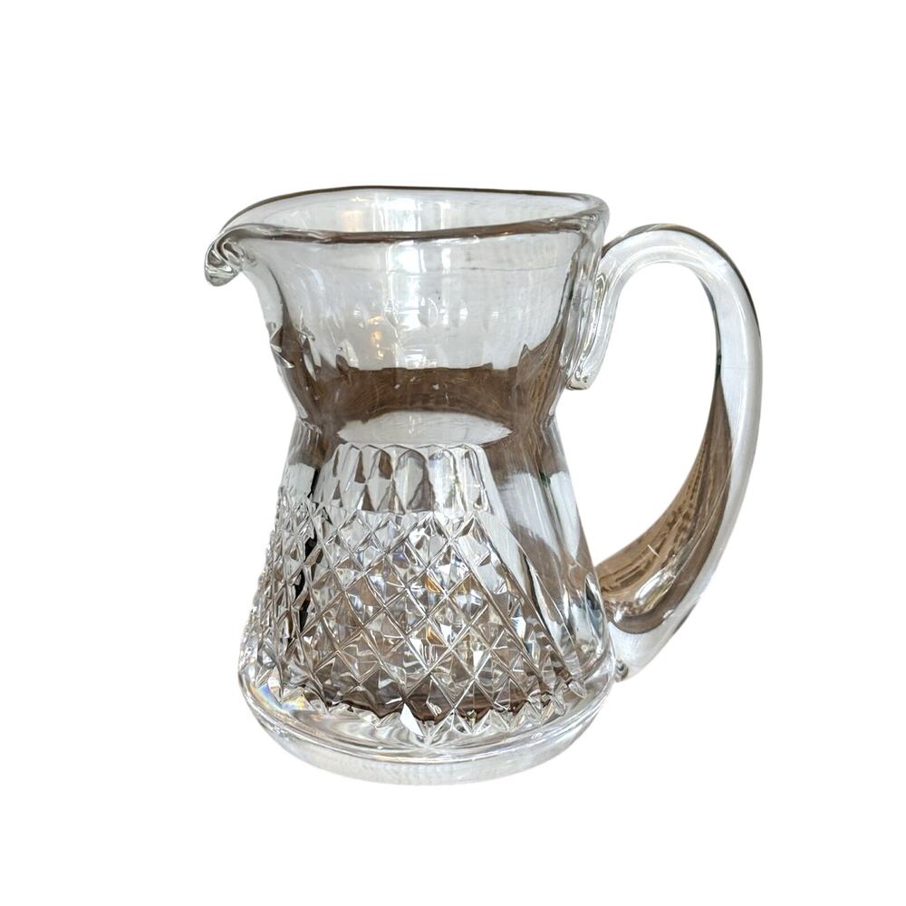 Waterford Crystal Alana Creamer Syrup Pitcher 6 oz Ireland 4.125"